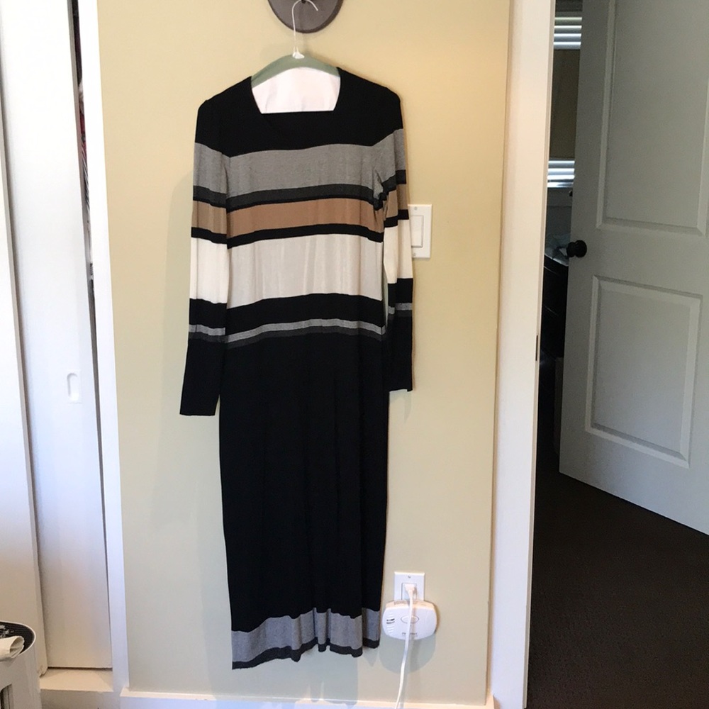 Bailey 44 striped knit column dress